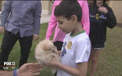 Michael Scala gets dream puppy